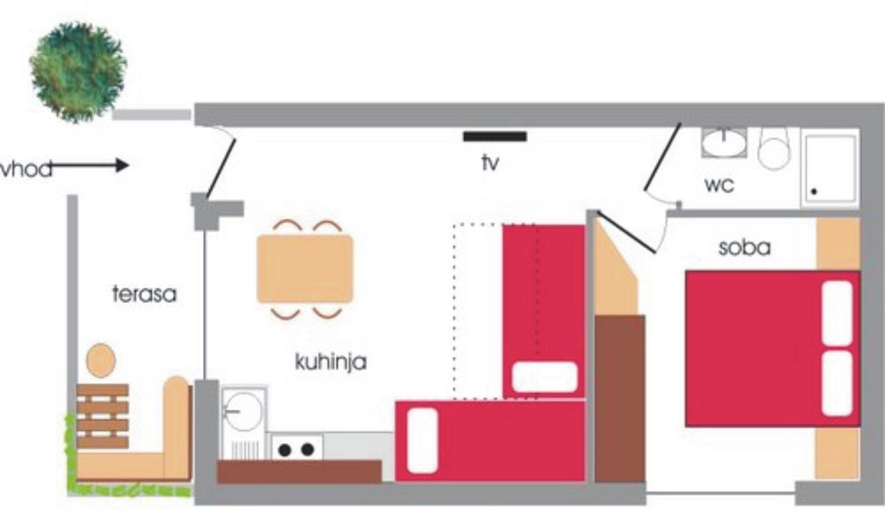 Apartment Norma Bovec Luaran gambar